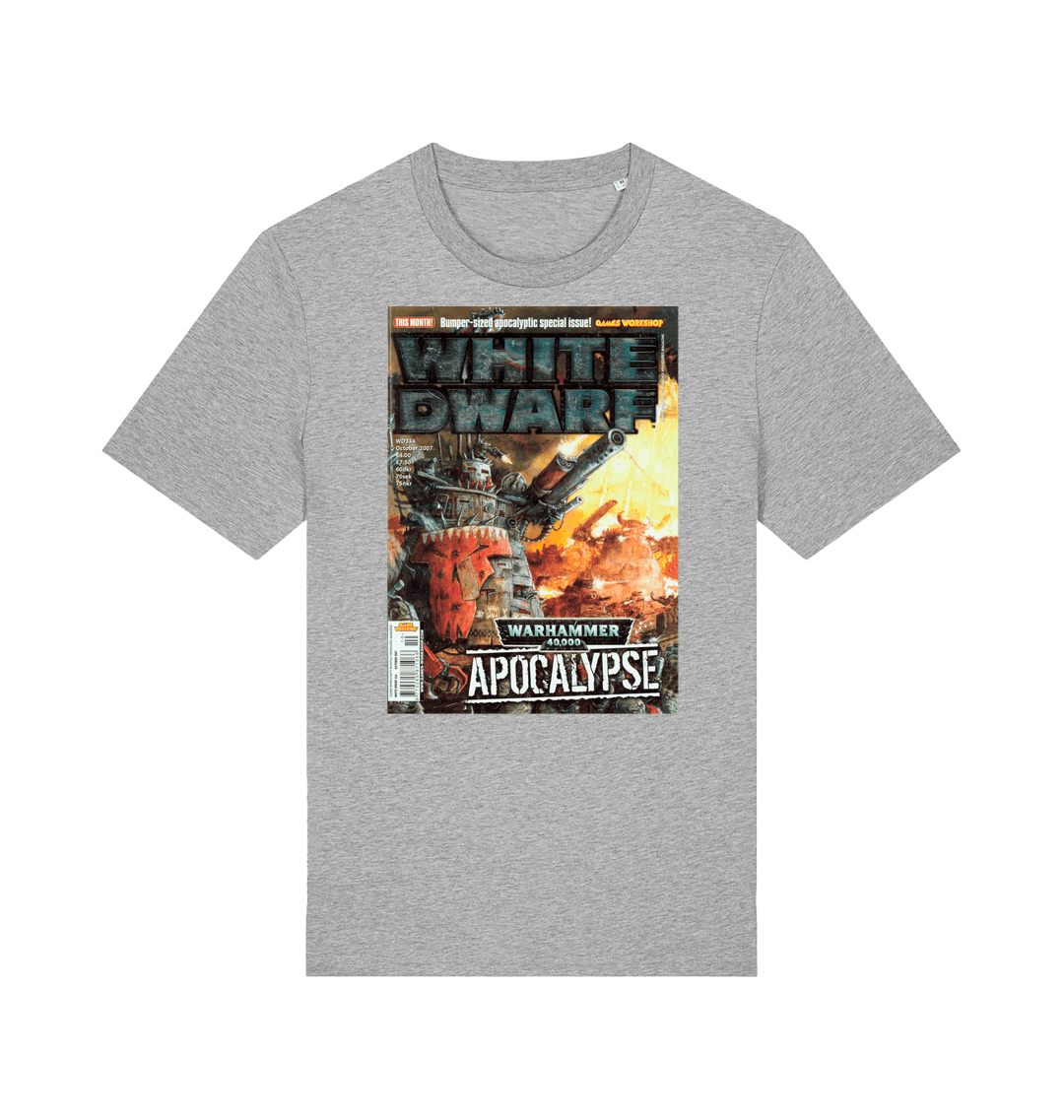 Heather Grey Printed T-shirt Front